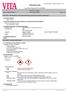 Safety Data Sheet. according to Regulation (EC) No 1907/2006. VITAFOL H Paste. Revision date: Product code: 058-CLP Page 1 of 8