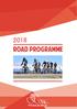 2018 Road Programme 1