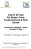 Cup of Europe for Single, Pairs, Couples Dance & Solo Dance