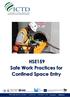 HSE159 Safe Work Practices for Confined Space Entry
