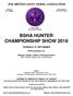 BSHA HUNTER CHAMPIONSHIP SHOW 2018