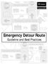 Emergency Detour Route Guideline and Best Practices