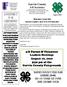 4-H Parent & Volunteer Leaders Meetings August 16, :30 pm at the Garvin County Fairgrounds MONTHLY 4-H MEETINGS
