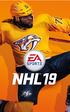 CONTENTS GETTING STARTED 2 GETTING ONTO THE ICE 3 COMPLETE CONTROLS 4 NEW TO NHL PLAYING A GAME 17 GAME MODES 19 NEED HELP?