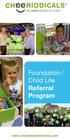 Foundation / Child Life Referral Program.