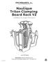 Nautique Triton Clamping Board Rack V2