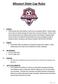Missouri State Cup Rules