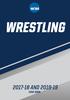 and NCAA WRESTLING CASE BOOK