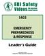 EMERGENCY PREPAREDNESS & RESPONSE
