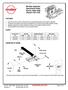 Mini-Mac Applicator Specification Sheet Part No (Replaces )