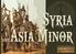 Army Lists. Syria and Asia Minor. Contents
