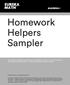 Homework Helpers Sampler