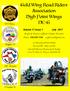 Gold Wing Road Riders Association High Point Wings NC-G GWRRA. Region N. NC District. Chapter G. Volume 17 Issue 7 July 2017