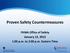 Proven Safety Countermeasures. FHWA Office of Safety January 12, :00 p.m. to 2:00 p.m. Eastern Time
