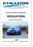 Kynaston Auto Services Stages Rally REGULATIONS. Saturday 16 th February 2013