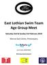 East Lothian Swim Team Age Group Meet