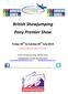 British Showjumping Pony Premier Show