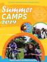 City of Daly City Department of Library and Recreation Services. Summer CAMPS. Register today at