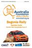 2016 Bully Zero Australian Foundation Begonia Rally Spectator Guide