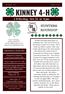 KINNEY 4-H. 4-H Meeting Oct. 22 at 6 pm. The Official Newsletter Of Springfield Community