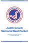 Judith Girardi Memorial Meet Packet Sponsored by the Worthington Swim Club In Cooperation with Swiminc