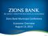 Zions Bank Municipal Conference Economic Overview August 13, 2015