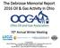 The Debrosse Memorial Report 2016 Oil & Gas Activity in Ohio