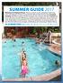 Summer Guide Welcome to In Motion Fitness. our pools are busy