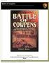 Battle of Cowpens. Battle of Cowpens. A Documented Narrative and Troop Movement Maps. Battle of Cowpens