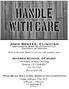 HANDLE WITH CARE FLUTE CLARINET