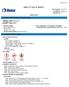 SAFETY DATA SHEET. Bust Loose. MANUFACTURER 24 HR. EMERGENCY TELEPHONE NUMBERS Detco Industries, Inc.
