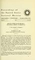 Museum. National. Proceedings. the United States SMITHSONIAN INSTITUTION WASHINGTON, D.C. BREDIN-ARCHBOLD-SMITHSONIAN BIOLOGICAL SURVEY OF DOMINICA