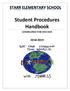 Student Procedures Handbook GUIDELINES FOR SUCCESS