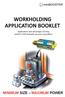 WORKHOLDING APPLICATION BOOKLET