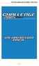THE CHALLENGE 2005 UK SERIES INFO PACK