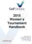 2015 Women s Tournament Handbook