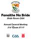 Fanaithe Na Bríde. Bride Rovers GAA. Annual General Meeting