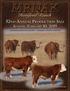 Hereford Ranch. 52nd Annual Production Sale Sunday, February 10, B o w m a n A u c t i o n M a r k e t B o w m a n, N o r t h D a k o t a