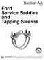 Ford Service Saddles and Tapping Sleeves