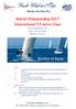 World Championship International 5.5 metre Class. 4 to 9 September 2017 Yacht Club de l Odet Bénodet - France