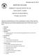 MORTON COLLEGE COMMUNITY COLLEGE DISTRICT NO. 527 COOK COUNTY, ILLINOIS. Agenda for the Special Meeting. Thursday, July 26, 2018