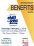 BENEFITS. Saturday, February 2, 2019 SPONSORSHIP GUIDE. Hale Farm and Village, Bath OH Tee Times: 9:00am - 1:30pm. Benefiting: Presented by: