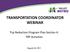 TRANSPORTATION COORDINATOR WEBINAR. Trip Reduction Program Plan Section 4: TRP Activities