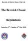 Berwick & District Motor Club Ltd. The Berwick Classic. Regulations