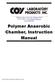 Polymer Anaerobic Chamber, Instruction Manual