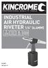 INDUSTRIAL AIR HYDRAULIC RIVETER 1/4 (6.4MM)