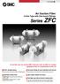 Series ZFC. Air Suction Filter. In-line Type with One-touch Fittings