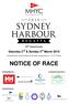 NOTICE OF RACE. Saturday 2 nd & Sunday 3 rd March th Anniversary
