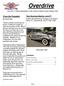 Overdrive. From the President. June 2011 Official Newsletter of the Central Indiana Austin-Healey Club