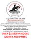 2018 NORTHERN BC RIDE & SLIDE Celebrating 26 Years. August 10th, 11th & 12th, 2018 Entries due postmarked by August 1st, 2018